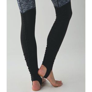 Lululemon Wunder Under Stirrup Pant Black White 8